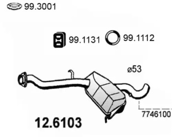 Амортизатор (ASSO: 12.6103)