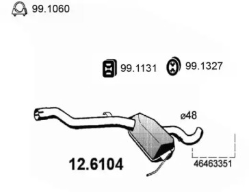 Амортизатор (ASSO: 12.6104)