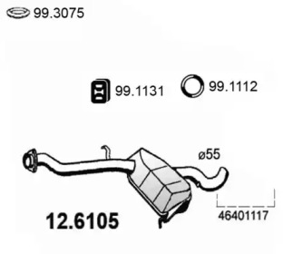 Амортизатор (ASSO: 12.6105)