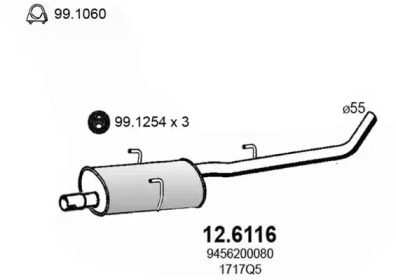 Амортизатор (ASSO: 12.6116)