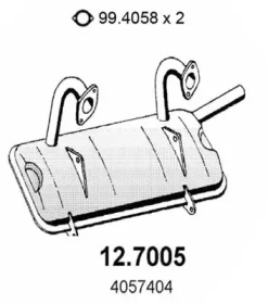 Амортизатор (ASSO: 12.7005)