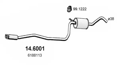 Амортизатор (ASSO: 14.6001)