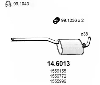 Амортизатор (ASSO: 14.6013)