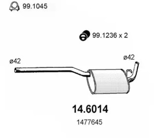 Амортизатор (ASSO: 14.6014)