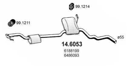 Амортизатор (ASSO: 14.6053)