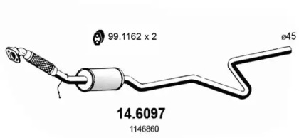 Амортизатор (ASSO: 14.6097)