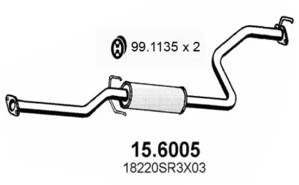 Амортизатор (ASSO: 15.6005)