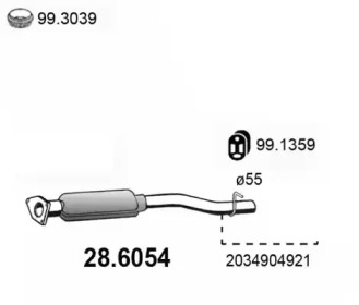 Амортизатор (ASSO: 28.6054)