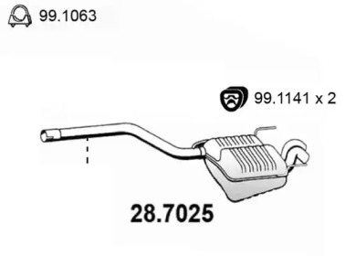 Амортизатор (ASSO: 28.7025)