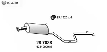 Амортизатор (ASSO: 28.7038)