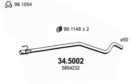 Трубка (ASSO: 34.5002)