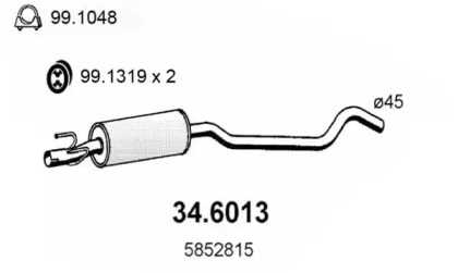 Амортизатор (ASSO: 34.6013)