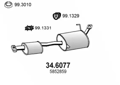 Амортизатор (ASSO: 34.6077)