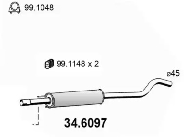 Амортизатор (ASSO: 34.6097)