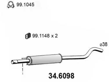 Амортизатор (ASSO: 34.6098)