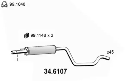 Амортизатор (ASSO: 34.6107)