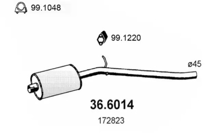 Амортизатор (ASSO: 36.6014)