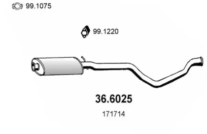 Амортизатор (ASSO: 36.6025)