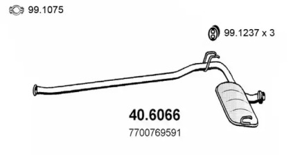 Амортизатор (ASSO: 40.6066)