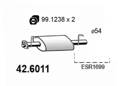 Амортизатор (ASSO: 42.6011)