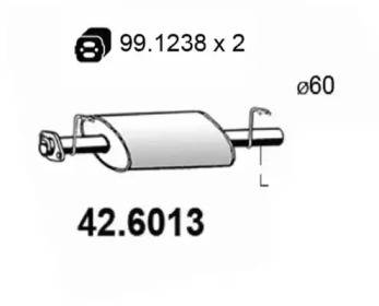 Амортизатор (ASSO: 42.6013)