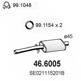 Амортизатор (ASSO: 46.6005)