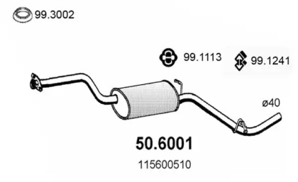 Амортизатор (ASSO: 50.6001)