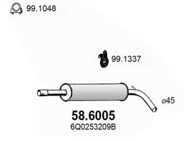 Амортизатор (ASSO: 58.6005)