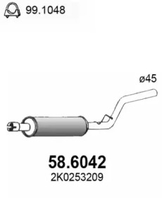 Амортизатор (ASSO: 58.6042)