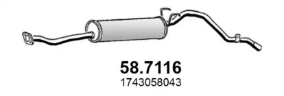 Амортизатор (ASSO: 58.7116)