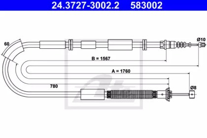 Трос (ATE: 24.3727-3002.2)