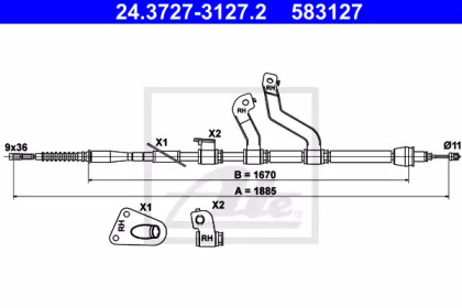 Трос (ATE: 24.3727-3127.2)