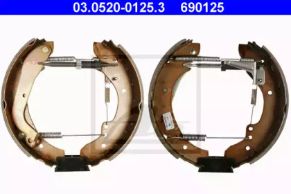 Комлект тормозных накладок (ATE: 03.0520-0125.3)