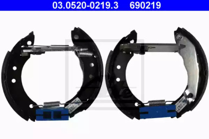 Комлект тормозных накладок (ATE: 03.0520-0219.3)