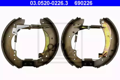Комлект тормозных накладок (ATE: 03.0520-0226.3)