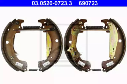Комлект тормозных накладок (ATE: 03.0520-0723.3)