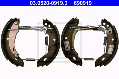 Комлект тормозных накладок (ATE: 03.0520-0919.3)