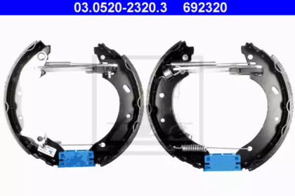 Комлект тормозных накладок (ATE: 03.0520-2320.3)