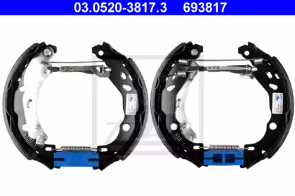 Комлект тормозных накладок (ATE: 03.0520-3817.3)