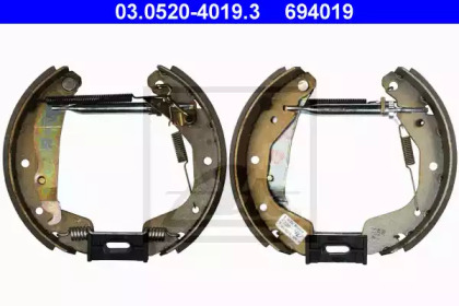 Комлект тормозных накладок (ATE: 03.0520-4019.3)