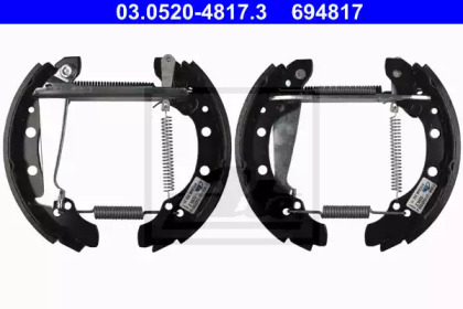 Комлект тормозных накладок (ATE: 03.0520-4817.3)