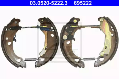 Комлект тормозных накладок (ATE: 03.0520-5222.3)