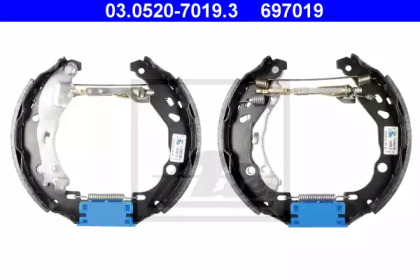 Комлект тормозных накладок (ATE: 03.0520-7019.3)