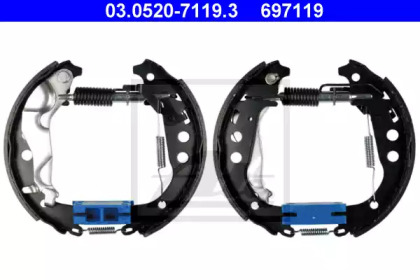 Комлект тормозных накладок (ATE: 03.0520-7119.3)