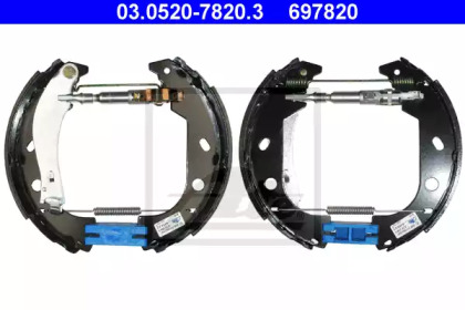 Комлект тормозных накладок (ATE: 03.0520-7820.3)