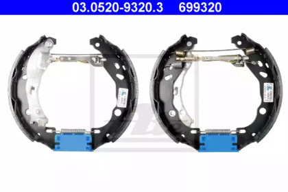 Комлект тормозных накладок (ATE: 03.0520-9320.3)