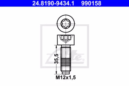 Болт (ATE: 24.8190-9434.1)