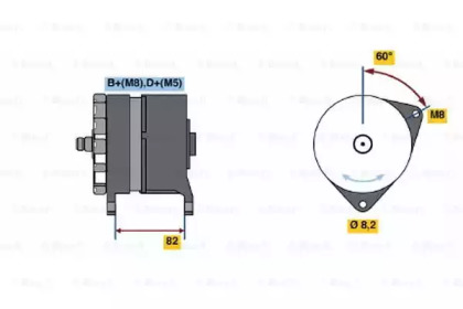 Генератор (BOSCH: 0 120 469 559)