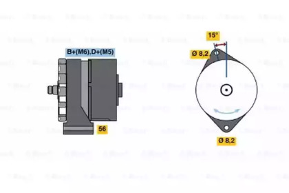 Генератор (BOSCH: 0 120 488 192)