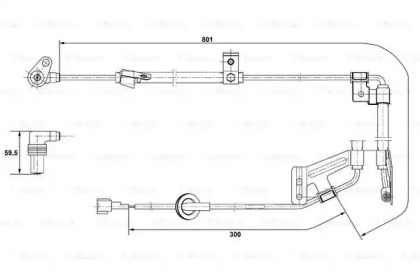 Датчик (BOSCH: 0 265 001 273)